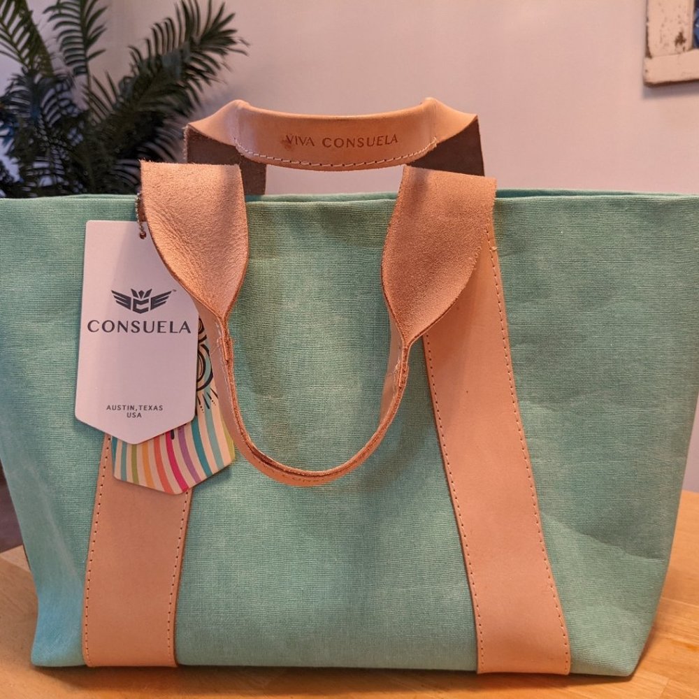 NWT Consuela Agnes Carryall Leather Bag